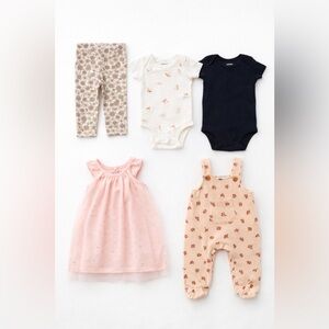 7 Piece Bundle - 3 Months Baby Girl Essentials 🩷✨